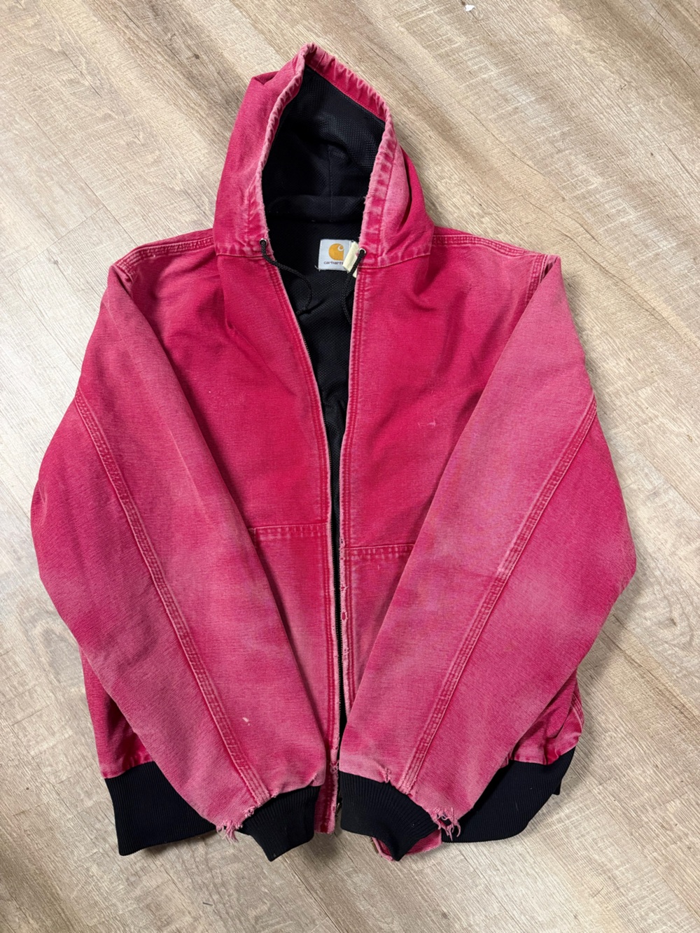 RARE Carhartt Red/Pink Duck Jacket